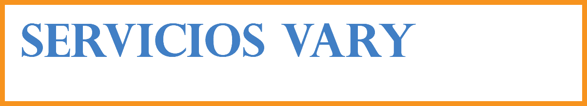 &nbsp;SERVICIOS VARY